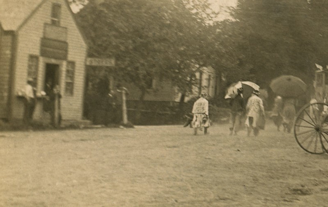 Fourth of July Parade, Liberty, Maine, 1908 (Details on Left)