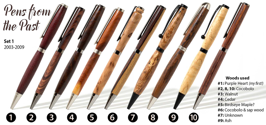 Pens From the Past, Set 1