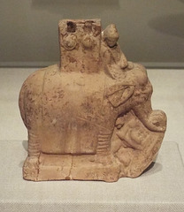 Galatian Warrior Crushed by an Elephant Terracotta Figurine in the Metropolitan Museum of Art, June 2016