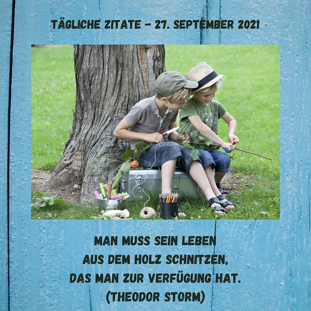 Tägliche Zitate - 27. September 2021