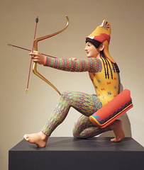 Reconstruction of the Archer from the Temple of Aphaia on Aegina in the Metropolitan Museum of Art, December 2022