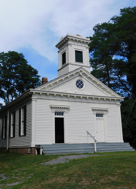 Manetto Hill Church in Old Bethpage Village, August 2022