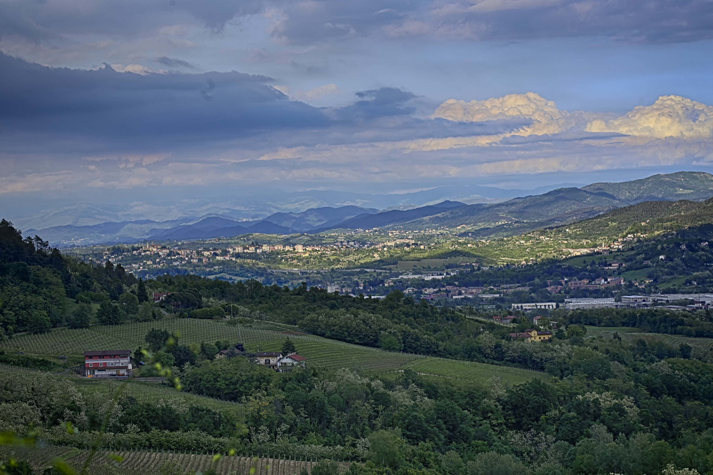 Valley at dusk