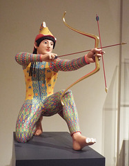 Reconstruction of the Archer from the Temple of Aphaia on Aegina in the Metropolitan Museum of Art, December 2022