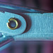 Detail eines Regenschirms