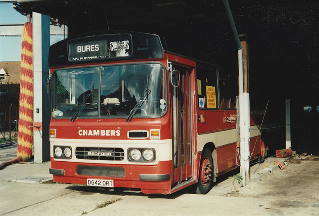 Chambers D642 DRT at the Bures yard – 27 Sep 1995 (286-35) Chambers D642 DRT at the Bures yard – 27 Sep 1995 (286-35)
