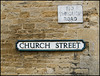 Church Street sign