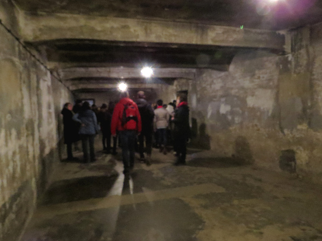 Chambre à gaz d'Auschwitz.