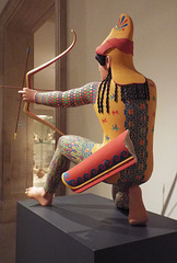 Reconstruction of the Archer from the Temple of Aphaia on Aegina in the Metropolitan Museum of Art, December 2022