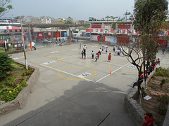 The big school yard