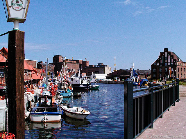 Hier gibt es toten Fisch in Wismar, 2002