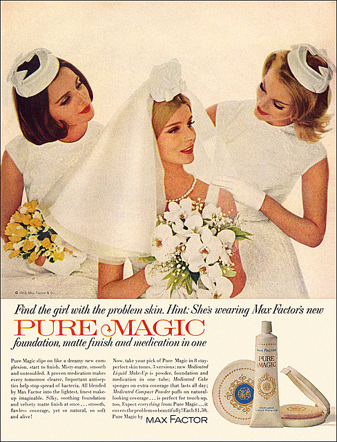 Max Factor Cosmetics Ad, 1963