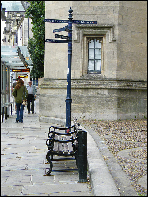 old St Aldates signpost