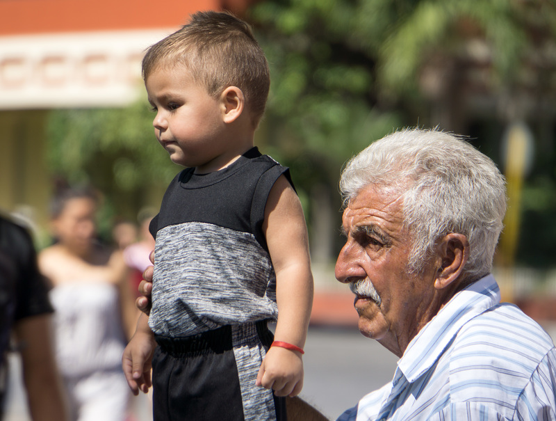 Man and grandson, Santa Clara, Cuba