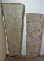 navestock church, essex  (52)c13 cross slabs