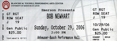 Bob Newhart Ticket
