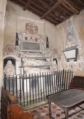 Memorial to Sir Roger Smith (d1665), St Michael and All Angels Main Street, Edmondthorpe, Leics.