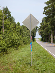 Flagged Sign