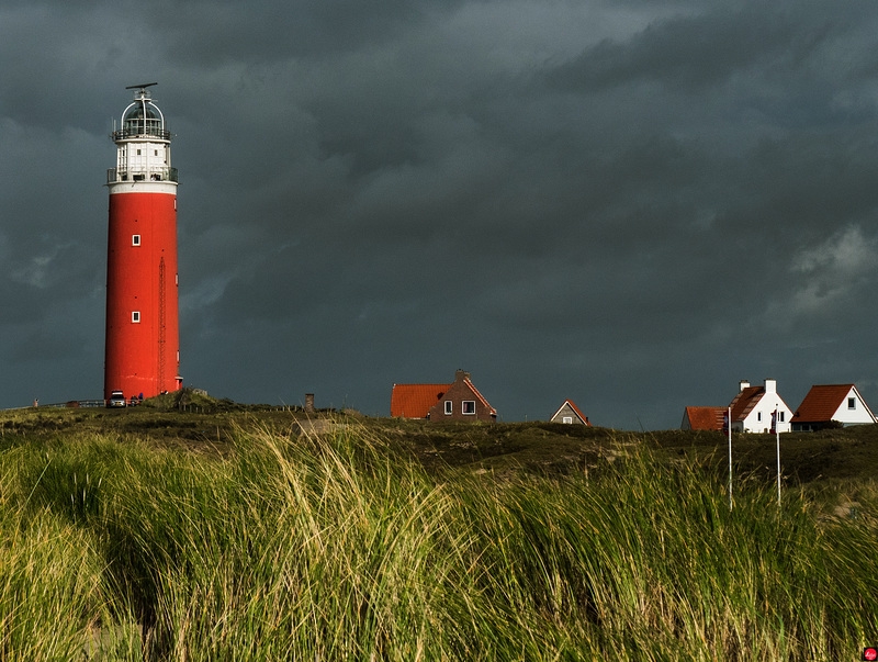 Der schöne Leuchtturm an der Nordspitze von Texel