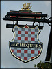 Chequers pub sign