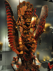 Rijksmuseum Volkenkunde 2014 – Vishnu riding on the back of Garuda