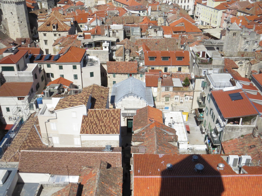 En haut de la cathédrale : en regardant à l'ouest.