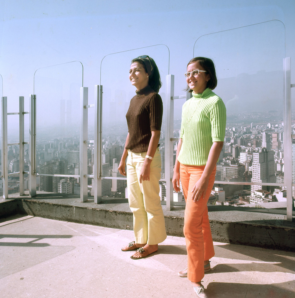 Two rooftop smiles in Sao Paulo- Brazil