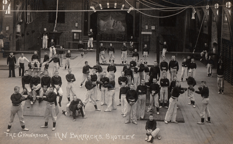 Naval Cadets, HMS Ganges, Shotley Barracks, Suffolk