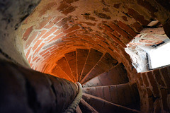 Enge Wendeltreppe...