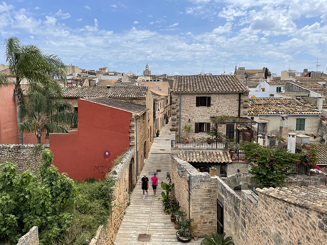 View fom city walls, Alcúdia