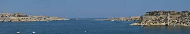 Malta, The Great Harbor from Vittoriosa