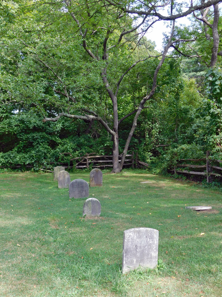 Cemetery in Old Bethpage Village, August 2022