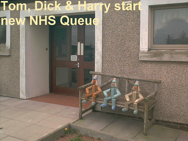 New NHS queue formed