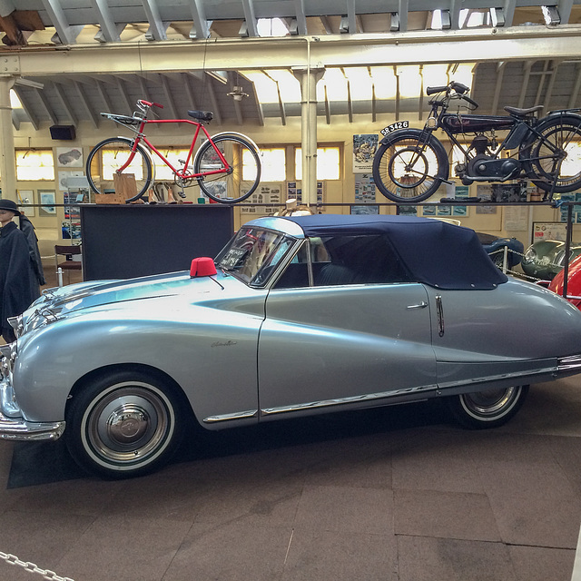Austin Atlantic A90 Convertible owned by King Farouk of Egypt, now in the Elgin Motor Museum
