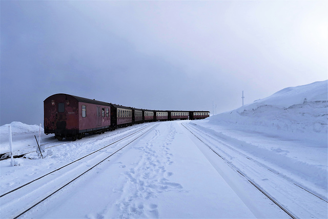 Brocken in the snow