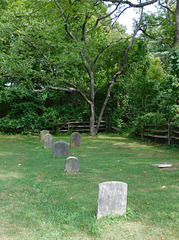 Cemetery in Old Bethpage Village, August 2022