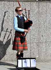 Dudelsackspieler in Edinburgh