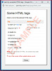 HTML tags