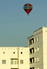 Heißluftballon über Kirchdorf-Süd