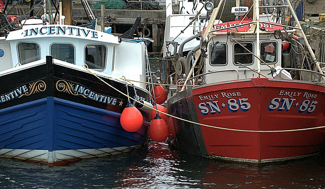 Fishing Boats. North Shields Fishquay