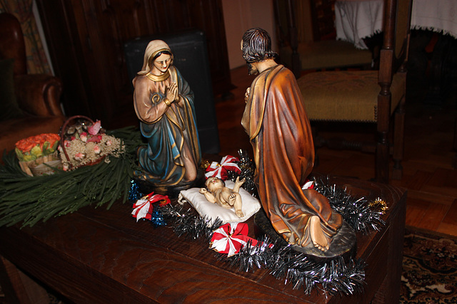 Christmas nativity scene