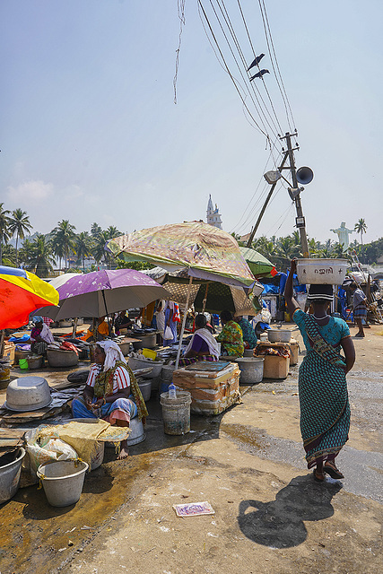 Marché de Vizhinjam.