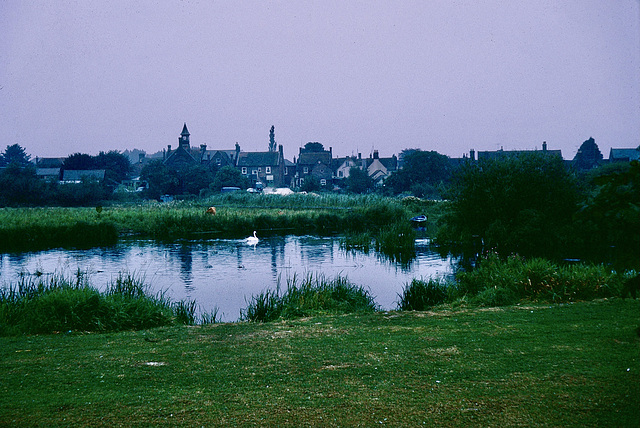 River Avon at Fordingbridge (Scan from 1970s)