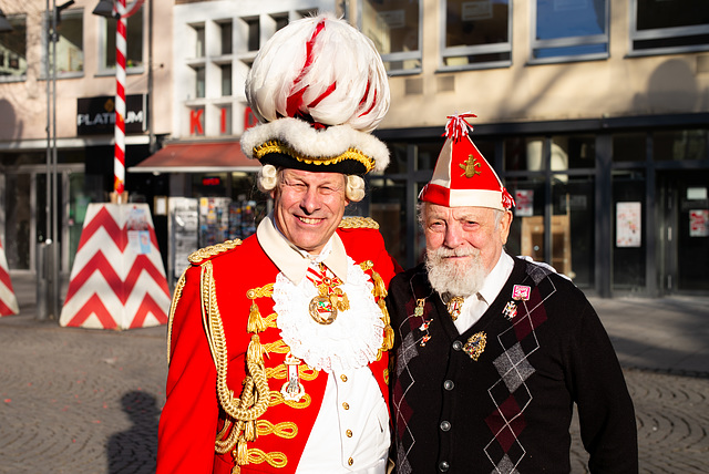Zwei "Rote Funken" - Köln