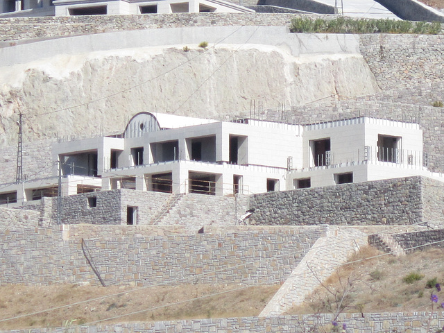 Some new houses being built overlooking Yalikavak