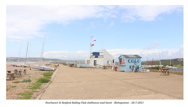 Sailing Club and kiosk Bishopstone 28 7 2021