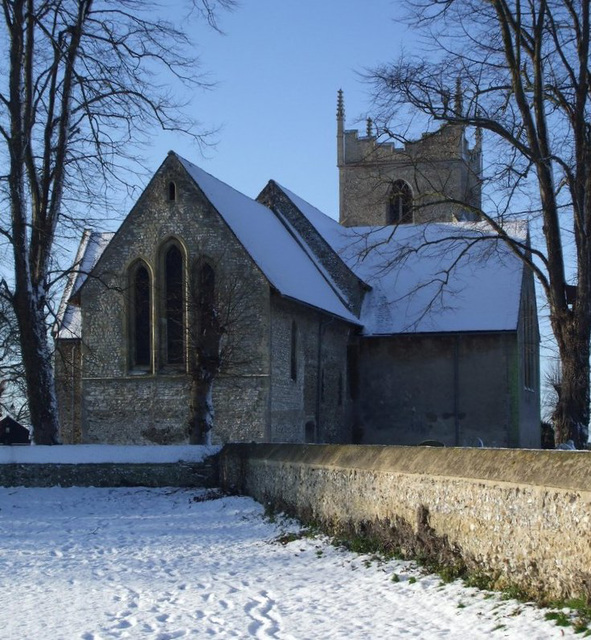 Great Wilbraham: St Nicholas from East 2009-12-20