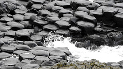 Giants Causeway on a very wet day!