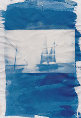 cyanotype sur calque