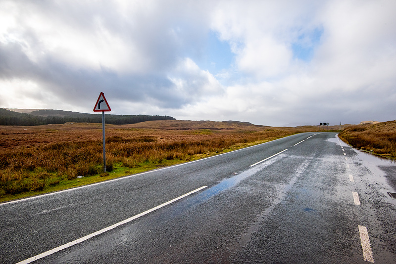 The road to Ffestiniog